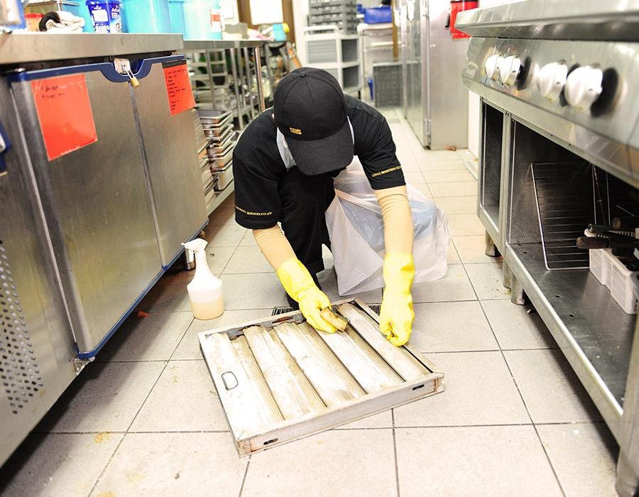 Kitchen exhaust duct cleaning